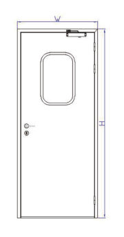 60不锈钢净化包边门 60不锈钢净化包边门